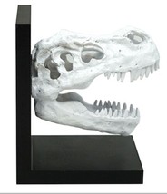 White T Rex 7in Fossil Resin Bookend M21 - £112.22 GBP
