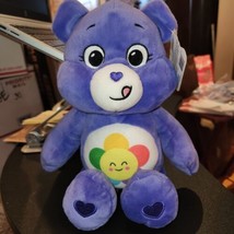 NEW w/ tags 11&quot; Care Bears Harmony Bear Purple Stuffed Animals  Plush Doll  - £11.57 GBP