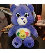 NEW w/ tags 11&quot; Care Bears Harmony Bear Purple Stuffed Animals  Plush Doll  - £11.52 GBP