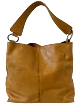 Furla Tan Leather Shoulder Bag 16&quot; W x 4&quot; D x 12&quot; H Magnetic Closure - £75.50 GBP