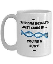 Insulting DNA Mug - Funny, Rude 15oz White Ceramic Genetics Coffee Tea Cup - £17.23 GBP