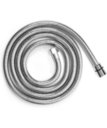 Shower Hose Extra Long 118 Inches Brushed Chrome Handheld Shower Head Ho... - £17.83 GBP