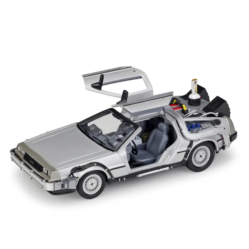 Welly 1:24 DMC-12 DeLorean Time Machine Back To The Future Car Static Die Cast V - $136.37