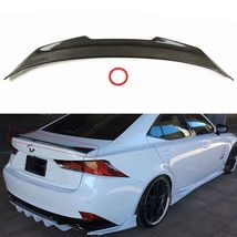 Carbon Fiber Rear Trunk Spoiler Wing Lip Fit For Lexus IS200t IS250 IS35... - $321.53