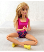 Barbie Breathe With Me Meditation Doll Articulated Light Guided Yoga GMJ72 Works
