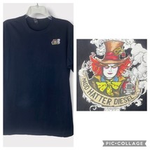 Johnny Depp as Mad Hatter Diesel Women&#39;s T-Shirt Size M logo on front an... - $21.88