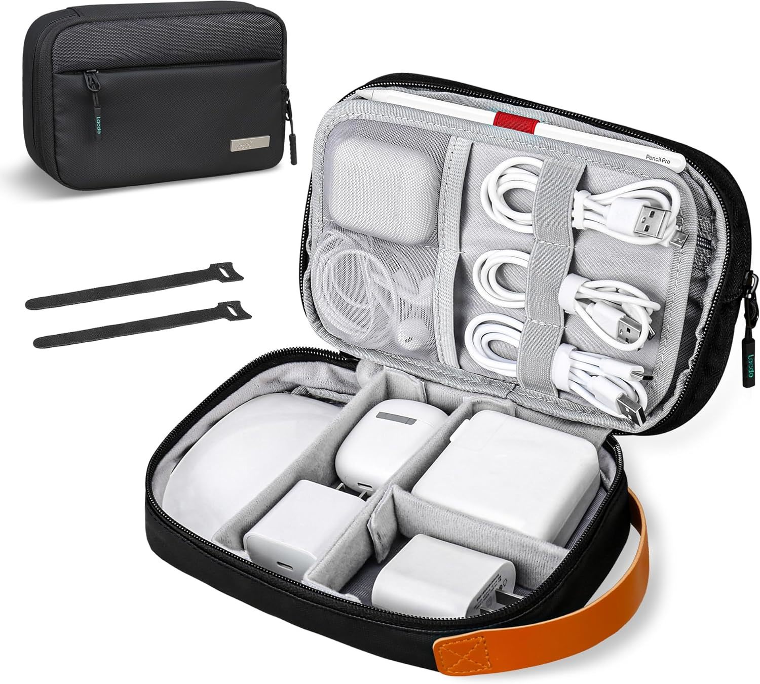 Lacdo Electronics Organizer Travel Case, Travel Bag Cable Organizer For,... - $31.92