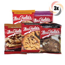 3x Packs Mrs Fields Variety Flavors Chewy Cookies 2.1oz | Mix &amp; Match Flavors! | - £8.55 GBP