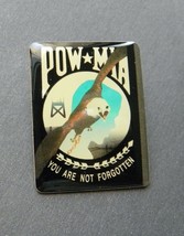 POW MIA USA Flag Eagle Lapel Pin Badge 1 x 1.25 inches Not Forgotten - £4.50 GBP