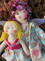 vintage handmade dolls (mum and daughter pack) - £49.06 GBP