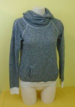 Garage Heather Gray Long Sleeve Eskimo Hooded Women&#39;s Sweatshirt Size Small - $10.78