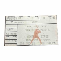 Aug 29, 1998 Montreal Expos @ San Diego Padres Ticket Stub Vlad Guerrero Hr #35 - £9.59 GBP