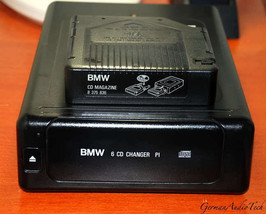 BMW OEM 6 CD CHANGER PLAYER + MAGAZINE E31 E34 E36 E38 740i 840i DSP 651... - $197.01