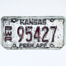  United States Kansas Permanent Power Unit License Plate PWR 95427 - £14.69 GBP