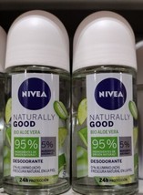 2X Nivea Desodorante Bio Aloe Vera Deodorant - 2 De 50ml c/u - Envio Gratis - £13.70 GBP