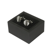 Mens Cufflinks by Vitorofolo Use for French Cuff Shirt V29-3 Silver Plated image 4