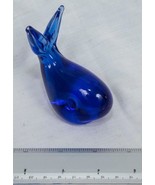 Blue Whale Ocean Mammal, Large Bubbles Art Glass Blown Paperweight Mjb-
... - £24.24 GBP