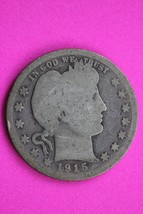 1915 S Barber Liberty Silver Quarter Scarce Guaranteed Authentic Rare Co... - $418.67 MXN