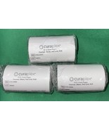 Lot of 3 CuraPlex ECG Chart Paper Rolls Thermal 80mm Red Grid 2745-90080 - $33.25