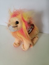 Ty Beanie Babies -New Bushy The Lion--MWMT-King of the Jungle with Full Mane 7&quot;  - £11.82 GBP