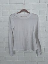 Calia By Carrie Underwood Everyday Top Long Sleeve Womens Medium Pure White NWT - £15.43 GBP