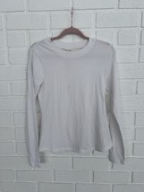 Calia By Carrie Underwood Everyday Top Long Sleeve Womens Medium Pure White NWT - £14.65 GBP