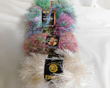 Lion Brand Fun Fur lot of 6 mixed colors - £8.00 GBP