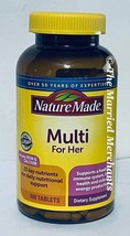 Nature Made Multi for Her w/ Iron + Calcium 300 tabs Free US Ship 12/202... - $15.75