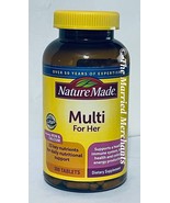 Nature Made Multi for Her w/ Iron + Calcium 300 tabs Free US Ship 12/2024 FRESH! - $15.00