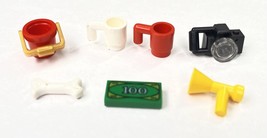 Lego Minifigure Accessories Lot Cups - Bucket - Camera - Bone - $100 Bill - $9.50