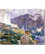 John Sargent Landscapes Painting Ceramic Tile Mural BTZ07874 - $273.54 CAD+