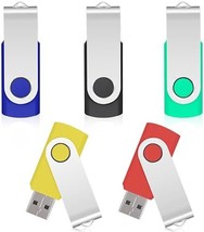 128GB Flash Drive 5 Pack USB 2.0 Flash Drive Thumb Drive USB Flash Driver 128GB  - £19.14 GBP