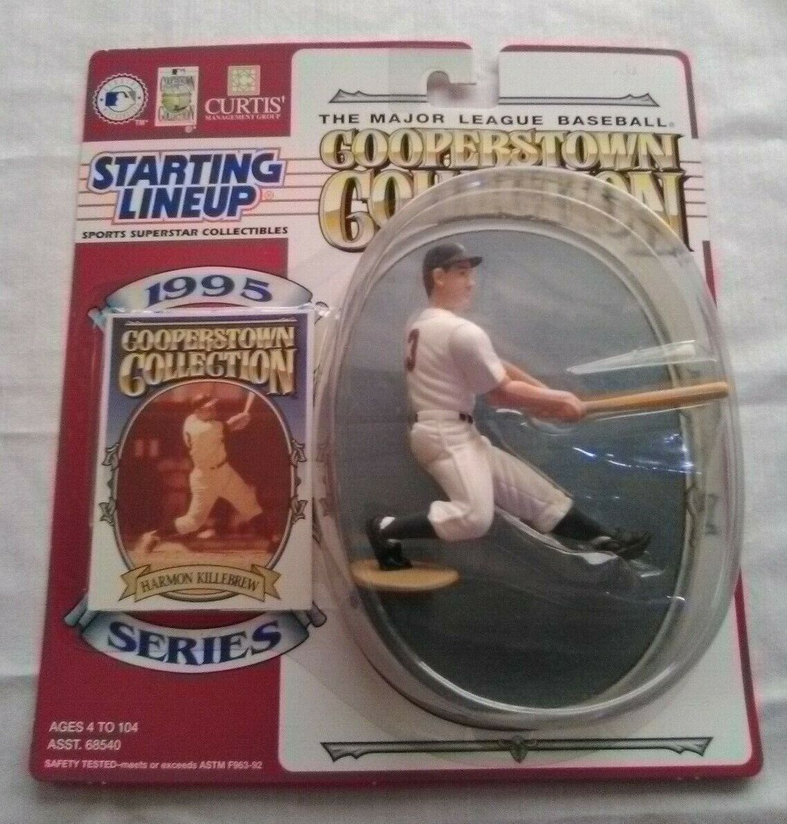Harmon Killebrew Figurine Card Starting Lineup Cooperstown Collection 1995 - $19.11
