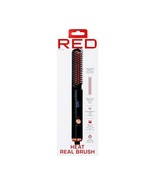 RED BY KISS ELECTRIC HEAT REAL BRUSH MODEL #MHB01 - $29.59