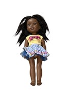 American Girl Kendall Wellie Wishers Doll 13.5&quot; Original Outfit - $447.80 MXN