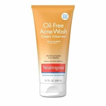 Neutrogena Oil-Free Acne Face Wash Cream Cleanser, 6.7 fl. oz.. - £15.78 GBP