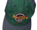 90s Vintage Hard Rock Cafe Paris Snapback Cappello Tri Colore Blocco Nav... - $25.70