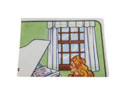 VINTAGE 1983 MATTEL FIGURINE PANINI BARBIE ALBUM STICKER NOS NEW OLD STO... - $6.84