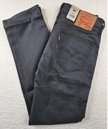Levis 511 Slim Fit Jeans Mens Size 34X32 Stretch Grey Denim - $41.57
