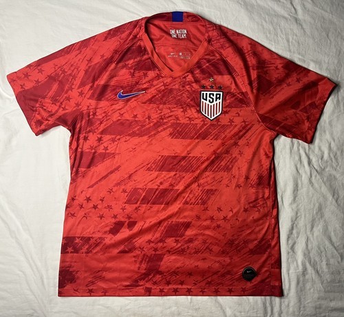 Nike 2018/19 USA US National Team Soccer Jersey Men’s XL Red CQ4241-689 - $50.00