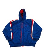 Vintage 1990's Starter Buffalo Bills NFL Puffer Hooded Jacket Blue Read Sizing - $249.99