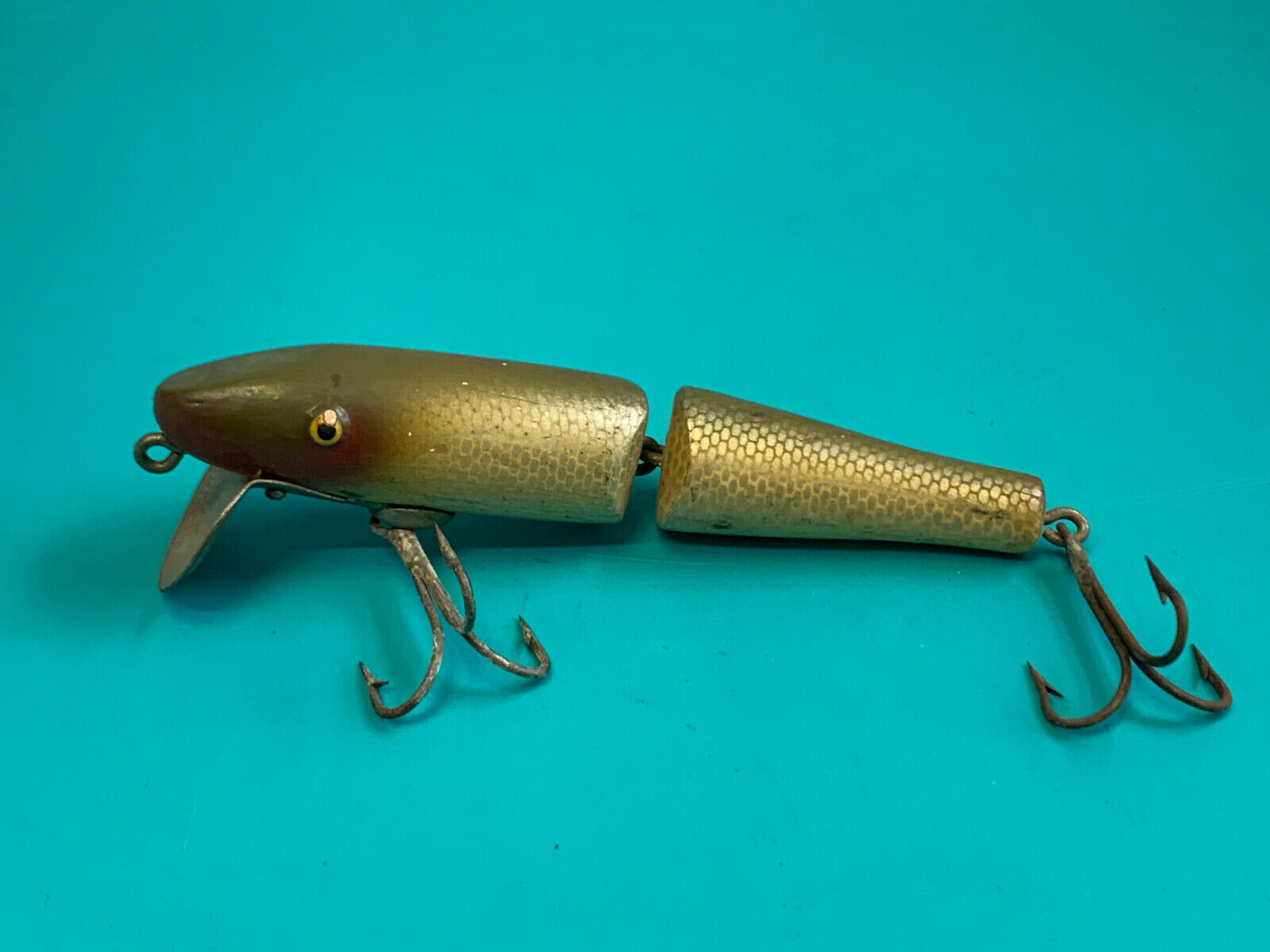 Vintage Wooden Paw Paw Jointed Fishing Lure