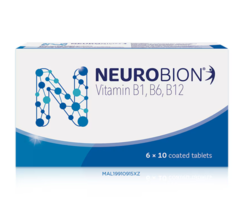 60&#39;s Merck Neurobion Tablets Vitamin B1, B6, B12 + Improve Nerve Function  - £31.38 GBP