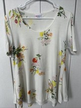 Lularoe Short Sleeve Women’s Sz M Floral Print 38x27 - £9.88 GBP