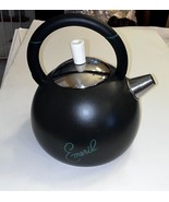 Emeril Lagasse 2 1/2 Quart &quot;Bam&quot; Stainless Steel Tea Kettle Black - $109.74 CAD