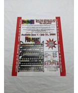 2002 Reaper Miniatures Pro-Paints Advertisement Flyer - $324.41 MXN