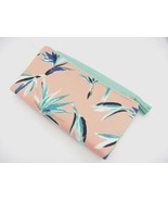 Rachel Pally Reversible Clutch Paradise Pattern Green and Coral Tassel Z... - £7.06 GBP