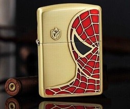 Rare Limited Production Armor Brass Spiderman Zippo Lighter - $141.55