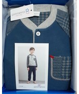 Long Sleeve Serafino Pajama For Boys Punto Milano Primero - $34.28 CAD