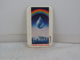 Vintage Protest Pin - Rain Can be Clean Again CAnada - Celluloid Pin  - £11.99 GBP